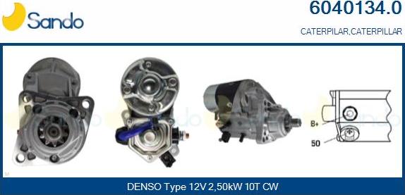 Sando 6040134.0 - Starter autospares.lv