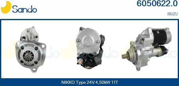 Sando 6050622.0 - Starter autospares.lv