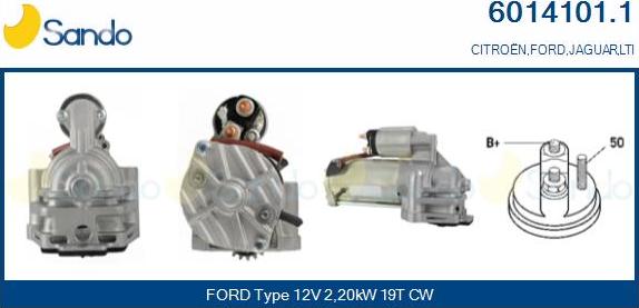 Sando 6014101.1 - Starter autospares.lv