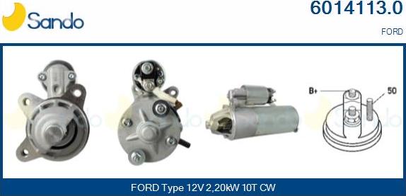 Sando 6014113.0 - Starter autospares.lv