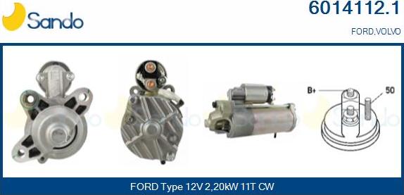 Sando 6014112.1 - Starter autospares.lv