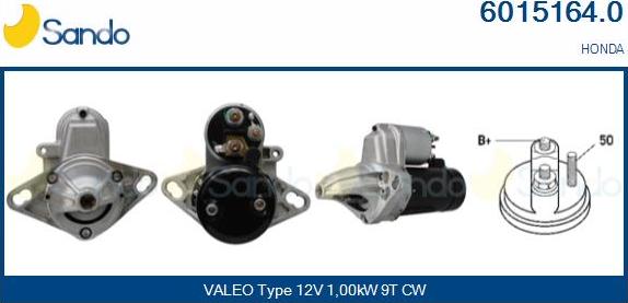 Sando 6015164.0 - Starter autospares.lv