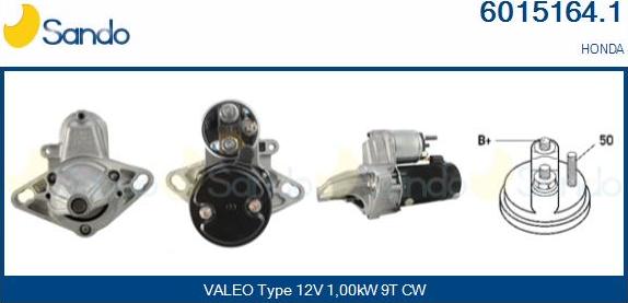 Sando 6015164.1 - Starter autospares.lv