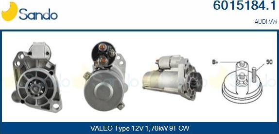 Sando 6015184.1 - Starter autospares.lv