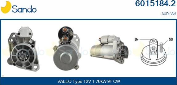 Sando 6015184.2 - Starter autospares.lv