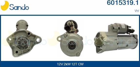 Sando 6015319.1 - Starter autospares.lv