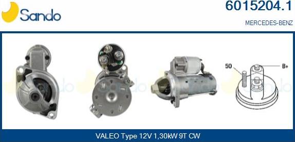 Sando 6015204.1 - Starter autospares.lv