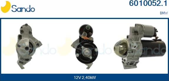 Sando 6010052.1 - Starter autospares.lv