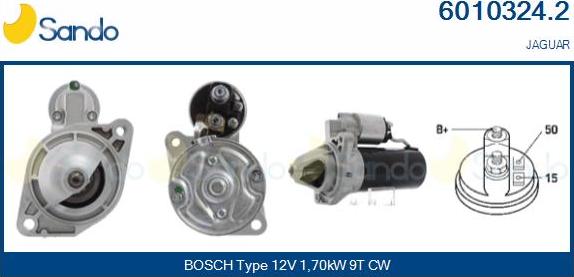 Sando 6010324.2 - Starter autospares.lv