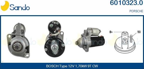 Sando 6010323.0 - Starter autospares.lv