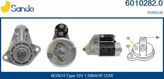 Sando 6010282.0 - Starter autospares.lv