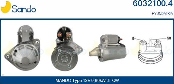 Sando 6032100.4 - Starter autospares.lv