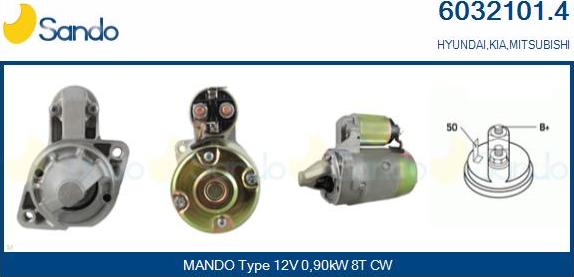 Sando 6032101.4 - Starter autospares.lv