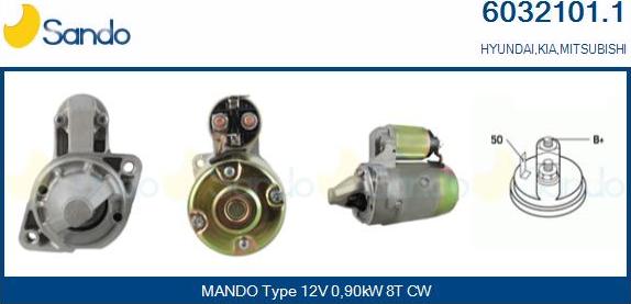 Sando 6032101.1 - Starter autospares.lv