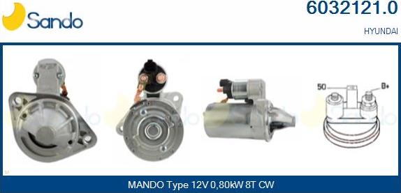 Sando 6032121.0 - Starter autospares.lv