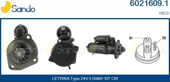 Sando 6021609.1 - Starter autospares.lv