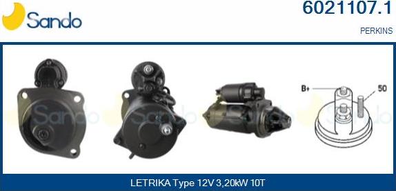 Sando 6021107.1 - Starter autospares.lv