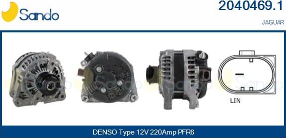 Sando 2040469.1 - Alternator autospares.lv