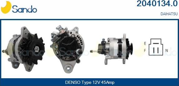 Sando 2040134.0 - Alternator autospares.lv