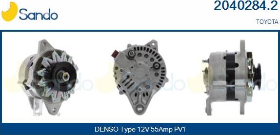 Sando 2040284.2 - Alternator autospares.lv