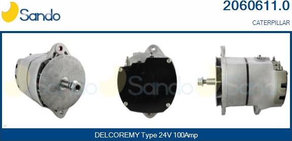 Sando 2060611.0 - Alternator autospares.lv