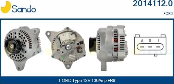 Sando 2014112.0 - Alternator autospares.lv