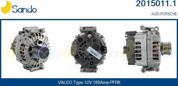 Sando 2015011.1 - Alternator autospares.lv