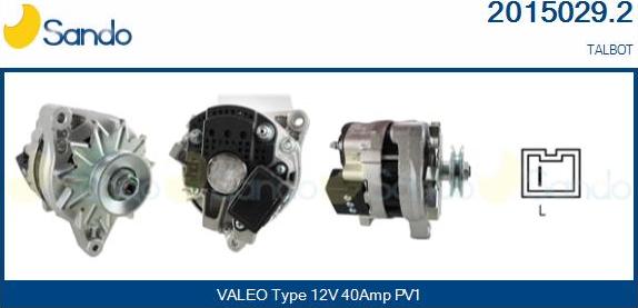 Sando 2015029.2 - Alternator autospares.lv