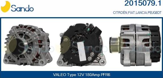 Sando 2015079.1 - Alternator autospares.lv