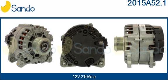 Sando 2015A52.1 - Alternator autospares.lv