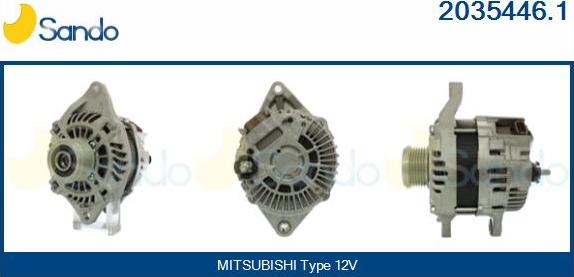 Sando 2035446.1 - Alternator autospares.lv