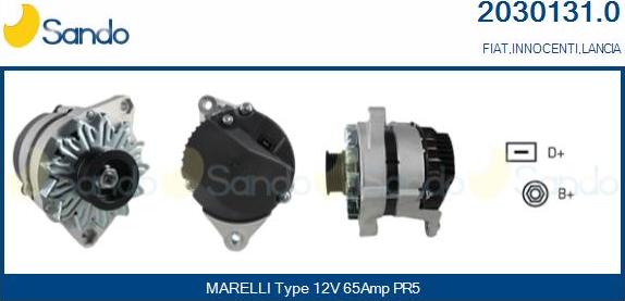 Sando 2030131.0 - Alternator autospares.lv