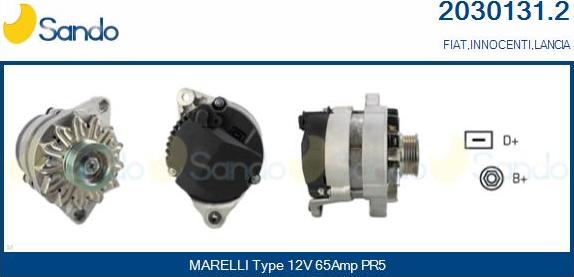 Sando 2030131.2 - Alternator autospares.lv