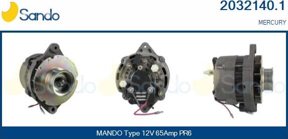 Sando 2032140.1 - Alternator autospares.lv