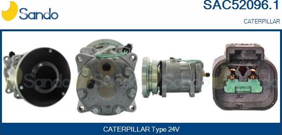 Sando SAC52096.1 - Compressor, air conditioning autospares.lv