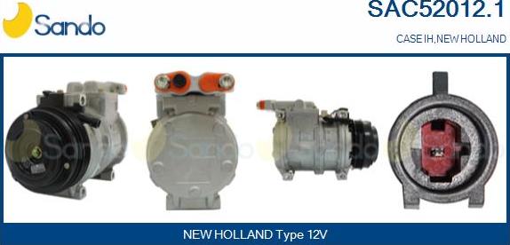 Sando SAC52012.1 - Compressor, air conditioning autospares.lv