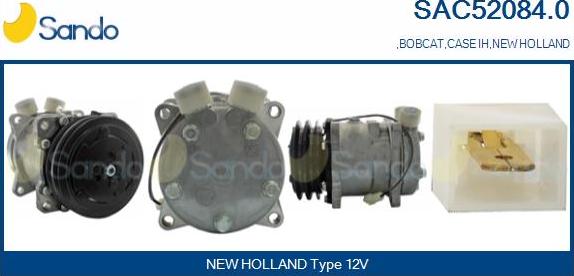 Sando SAC52084.0 - Compressor, air conditioning autospares.lv