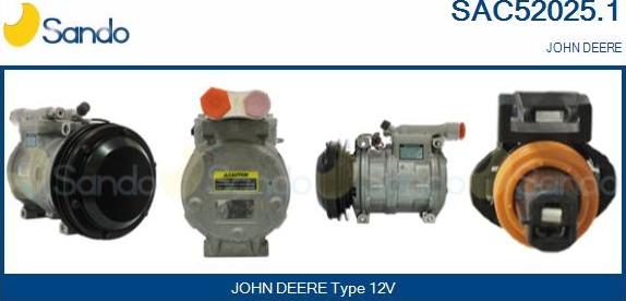 Sando SAC52025.1 - Compressor, air conditioning autospares.lv