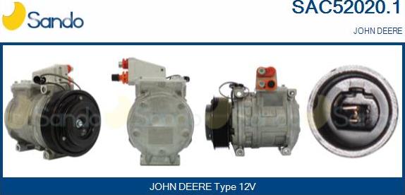 Sando SAC52020.1 - Compressor, air conditioning autospares.lv