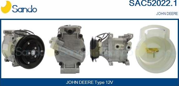 Sando SAC52022.1 - Compressor, air conditioning autospares.lv