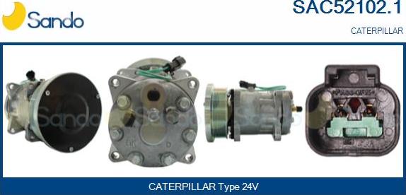 Sando SAC52102.1 - Compressor, air conditioning autospares.lv