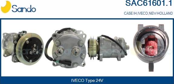 Sando SAC61601.1 - Compressor, air conditioning autospares.lv