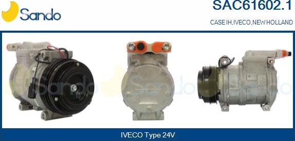 Sando SAC61602.1 - Compressor, air conditioning autospares.lv