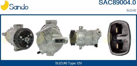 Sando SAC89004.0 - Compressor, air conditioning autospares.lv