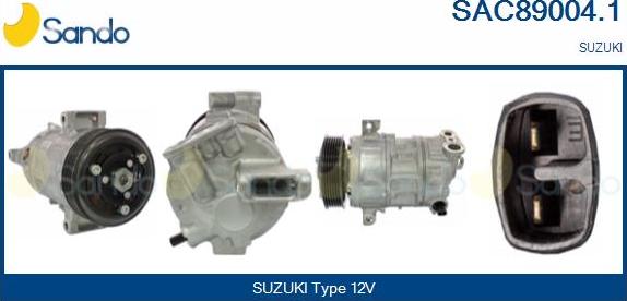 Sando SAC89004.1 - Compressor, air conditioning autospares.lv