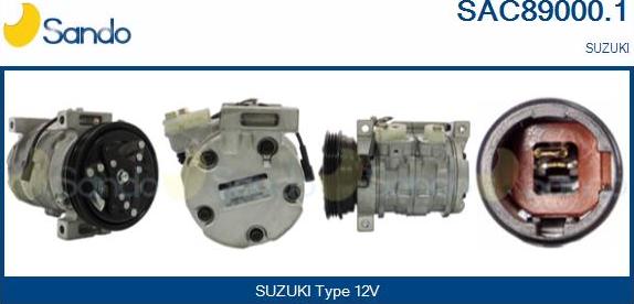 Sando SAC89000.1 - Compressor, air conditioning autospares.lv