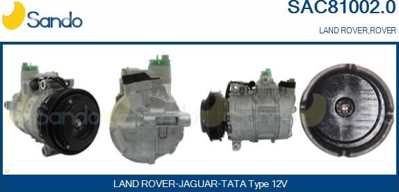 Sando SAC81002.0 - Compressor, air conditioning autospares.lv