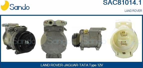 Sando SAC81014.1 - Compressor, air conditioning autospares.lv