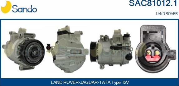 Sando SAC81012.1 - Compressor, air conditioning autospares.lv