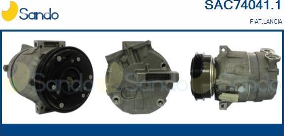 Sando SAC74041.1 - Compressor, air conditioning autospares.lv